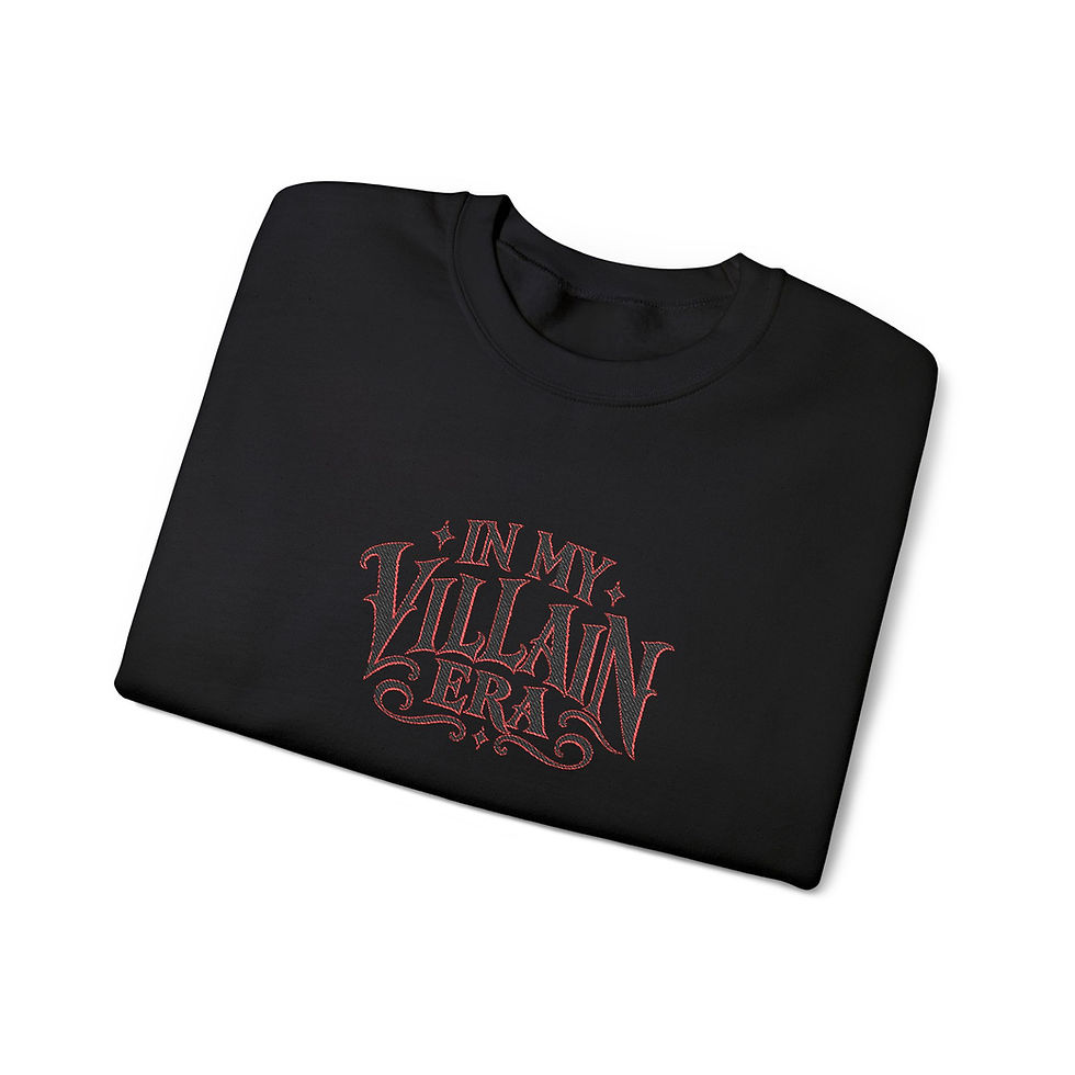Thumbnail: In My Villain Era Embroidered Crewneck Sweatshirt