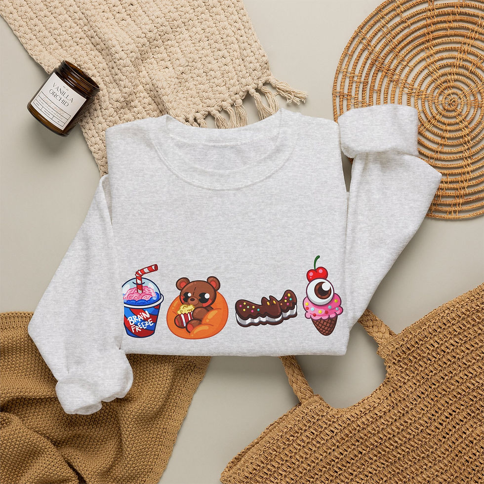 Thumbnail: Summerween Sugar Rush Pullover with Hank