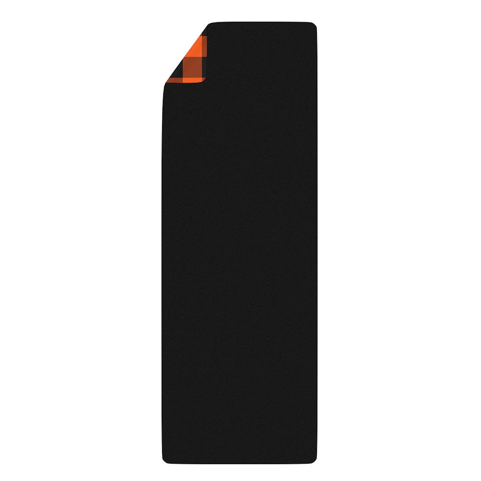Thumbnail: Halloween Pumpkin Plaid Yoga Mat