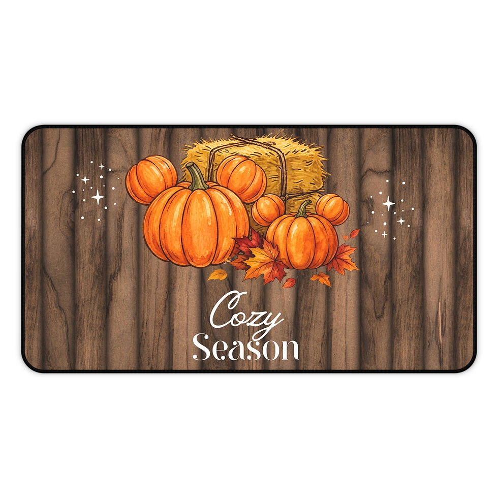 Thumbnail: Cozy Season Pumpkin Desk Mat