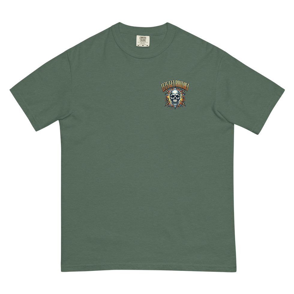 Miniatura: Skull Head garment-dyed heavyweight t-shirt