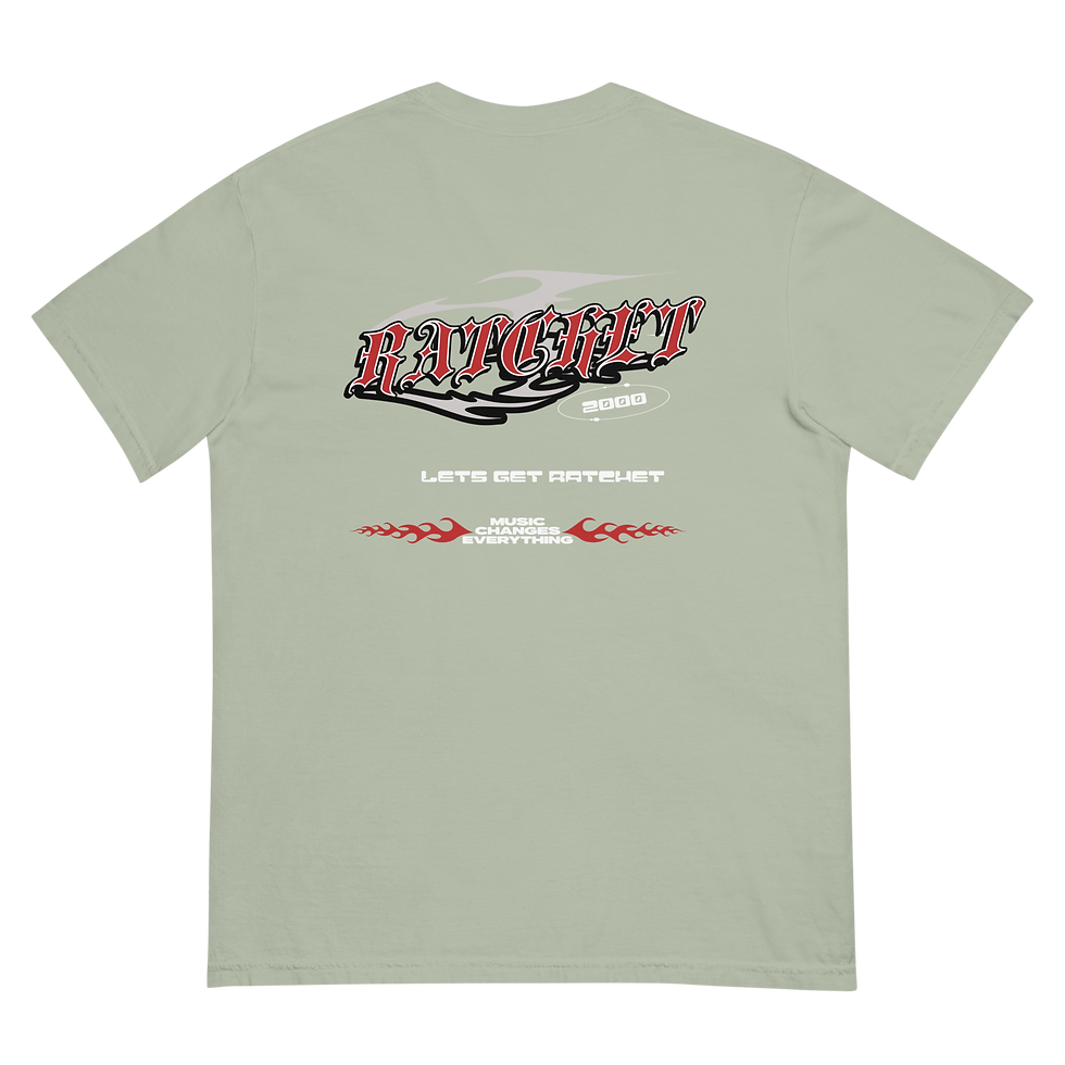 Miniatura: Music Changes everything Unisex garment-dyed heavyweight t-shirt