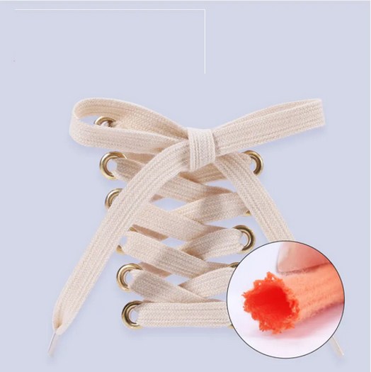 Miniatura: p13 Flat Polyester-cotton blend shoelace