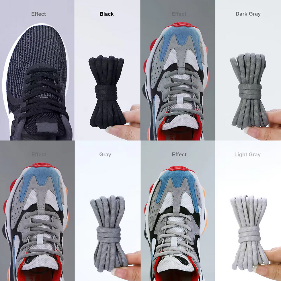 Miniatura: p18 Shoe Lace Oval  Polyester Single Layer Solid Color