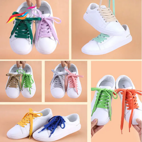Miniatura: p13 Flat Polyester-cotton blend shoelace