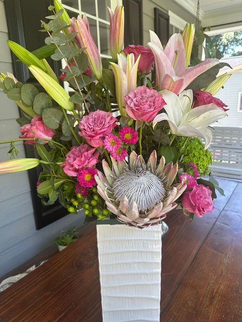 Protea Farm Wedding Bouquet