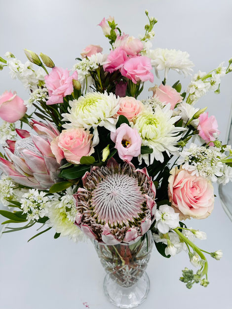 Protea Farm Wedding Bouquet