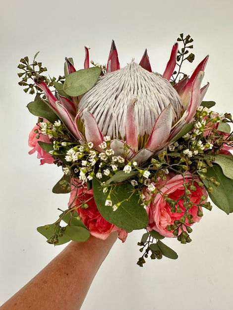 Protea Farm Wedding Bouquet