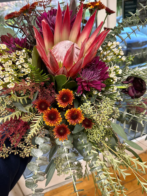 Protea Farm Wedding Bouquet