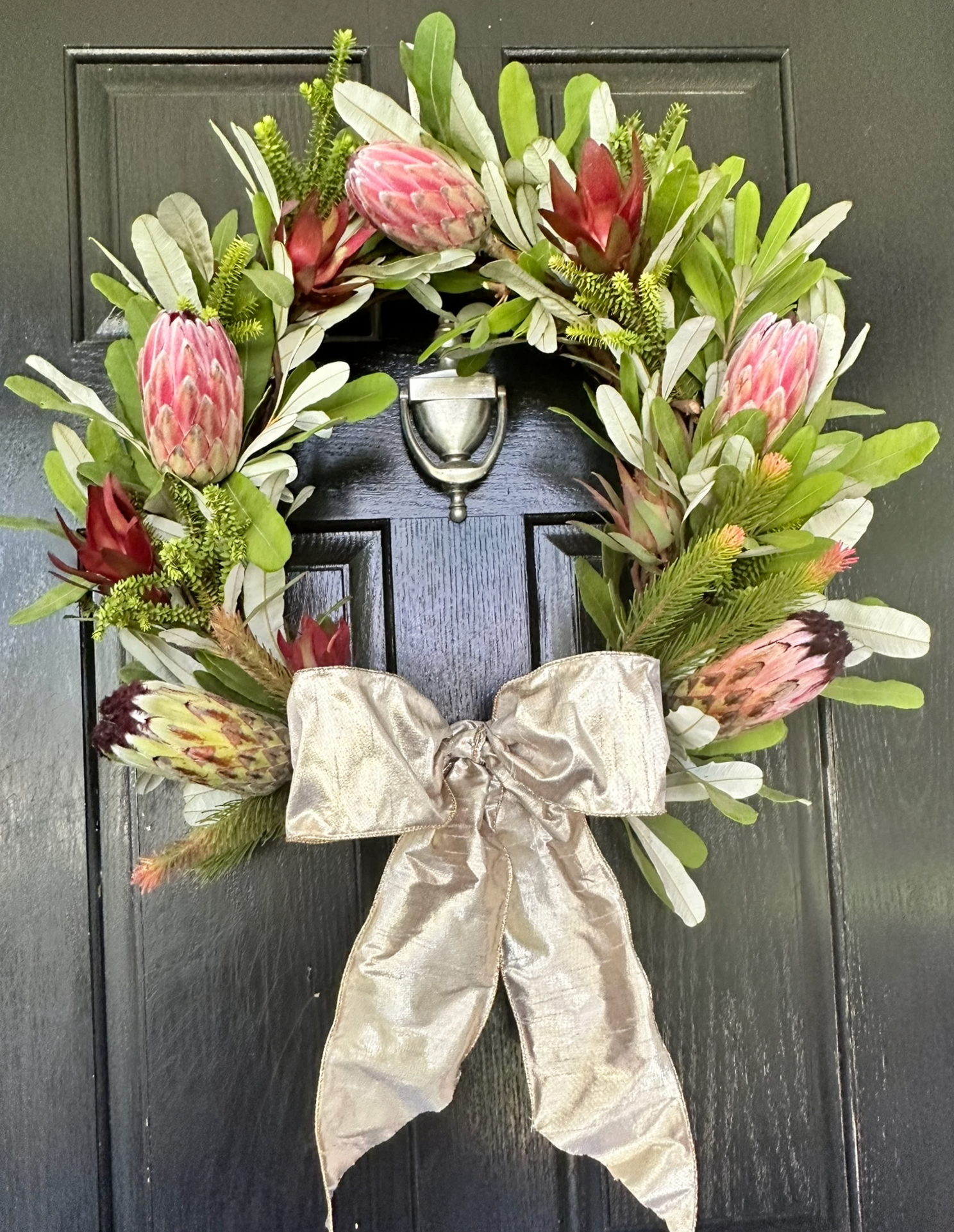 The Protea Wreath: A Vibrant Addition to your front door