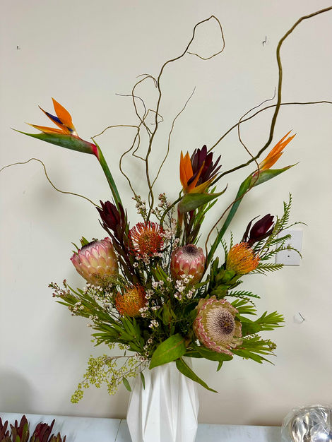 Protea Farm Wedding Bouquet