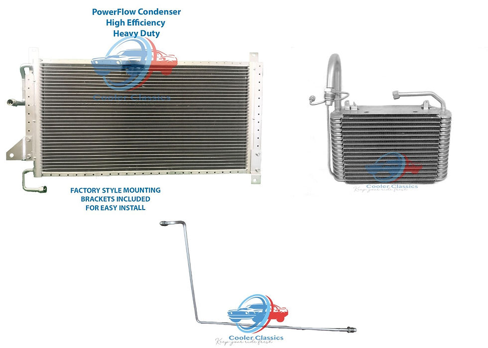 1969 Chevy Chevelle SS Malibu El Camino Laguna AC Condenser Evaporator AC1500PF