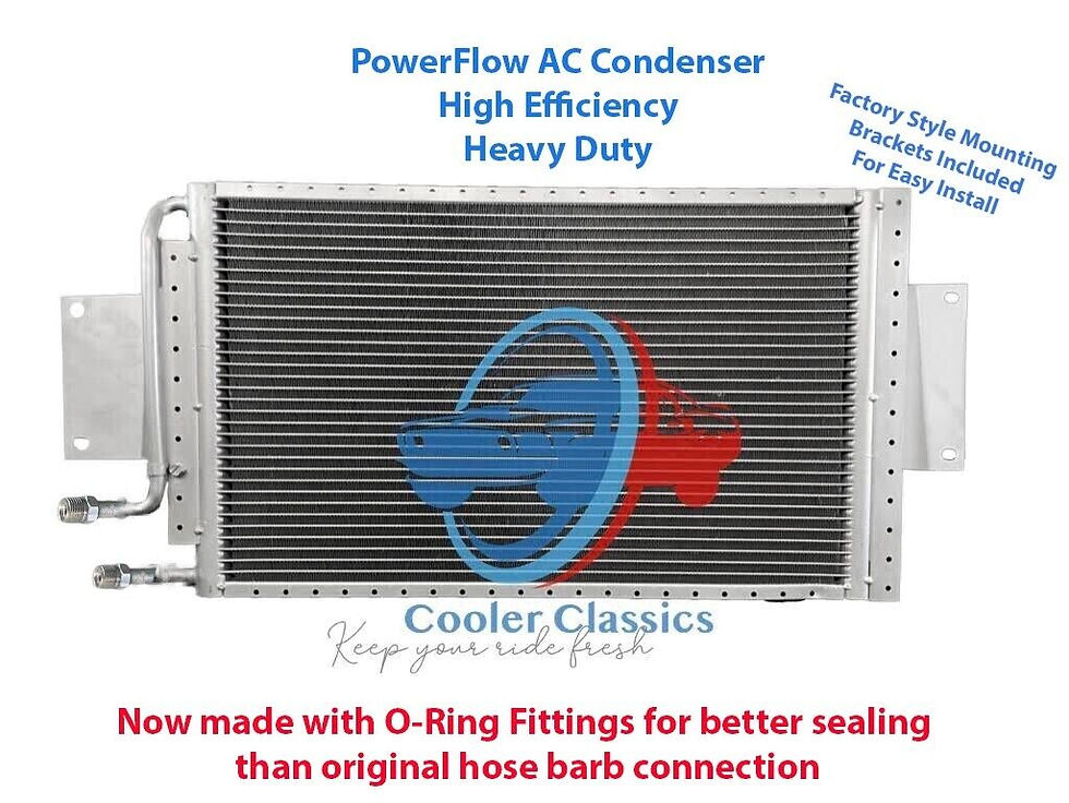 67 68 Chevy SS z28 Firebird Camaro Chevelle Nova PowerFlow ACCondenser AC1440PF