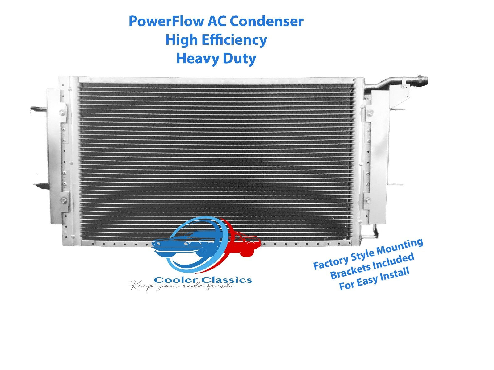 68 69 70 71 72 Olds CUTLASS Supreme 442 Power-Flow AC Condenser 3014915 AC1760PF