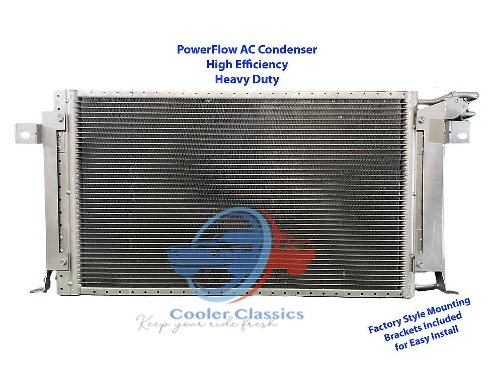 Thumbnail: 74 75 76 Chevy Malibu ElCamino Monte POWERFLOW AC Condenser Evaporator AC2010PFK