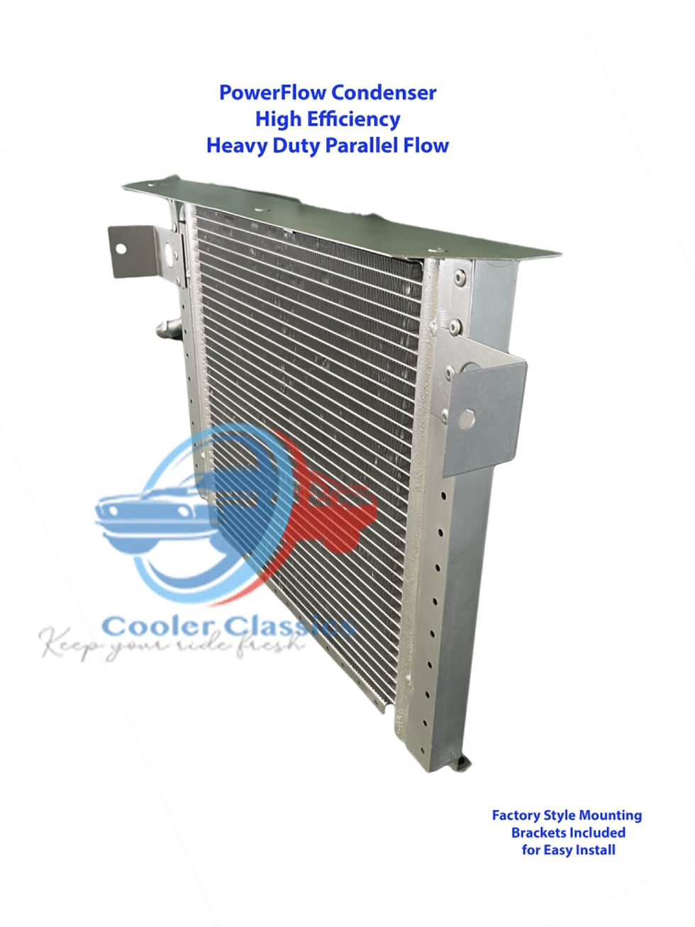 Thumbnail: 1964-1968 Jaguar XKE S2 Air XK-E E-Type 2+2 PowerFlow AC condenser AC50002PF