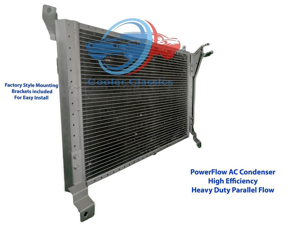 Thumbnail: 75 Pontiac Catalina Safari Bonneville POWERFLOW AC Condenser Evaporator AC2100PF