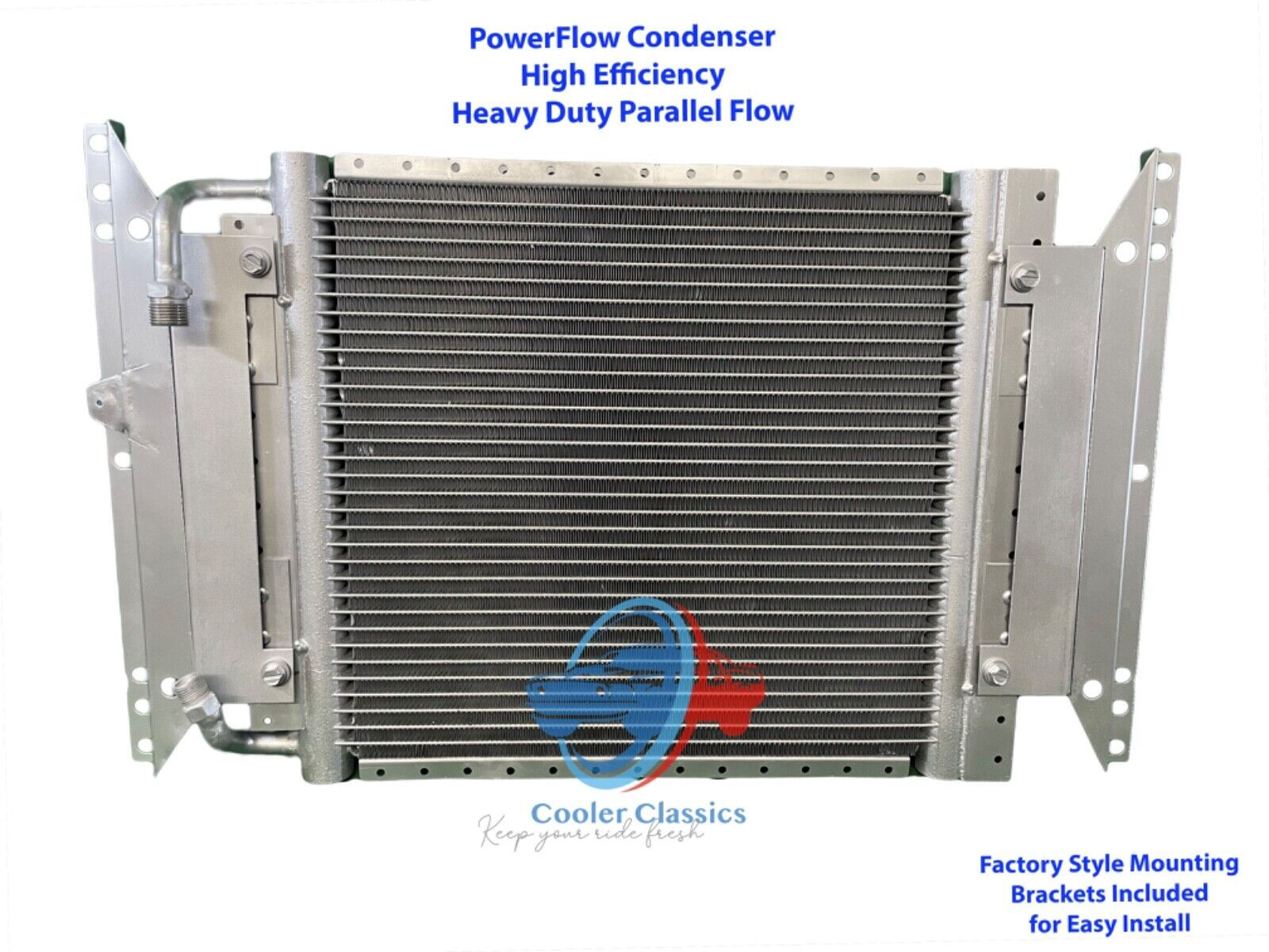 1962-1966 Chevy Nova II SS PowerFlow AC condenser  OEM3857132 AC1590PF