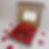 Thumbnail: Valentine Red Rose Stained Glass sun catcher in a box