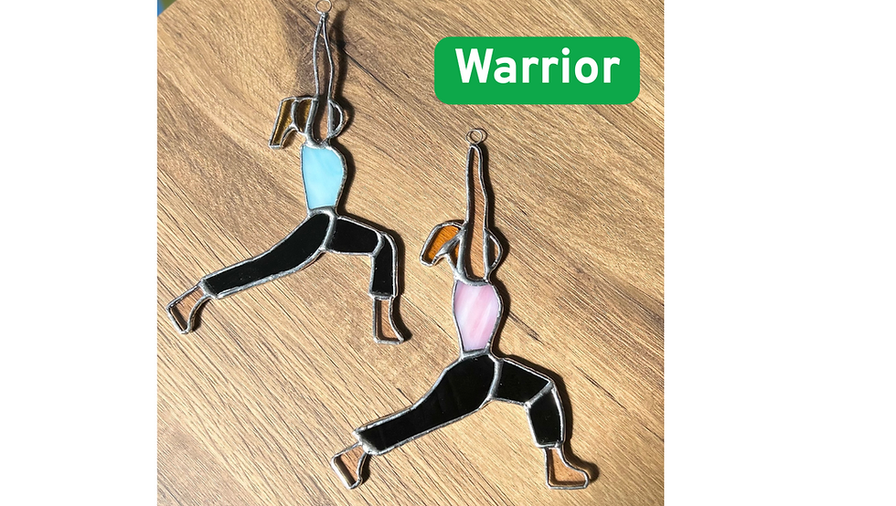 Thumbnail: Yoga poses in stained glass