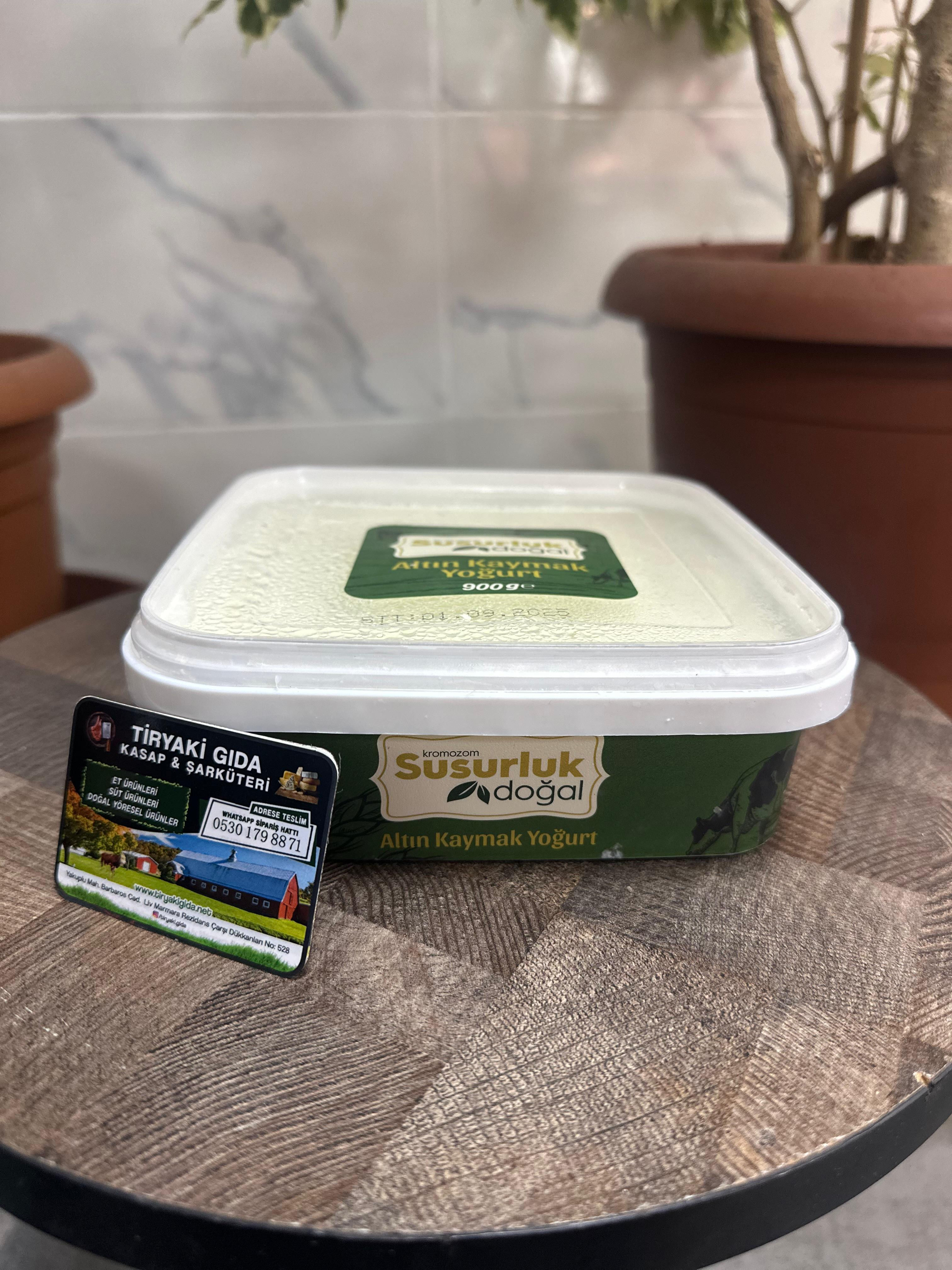 Susurluk Doğal Tava Yoğurdu (İnek Sütünden) 900gr