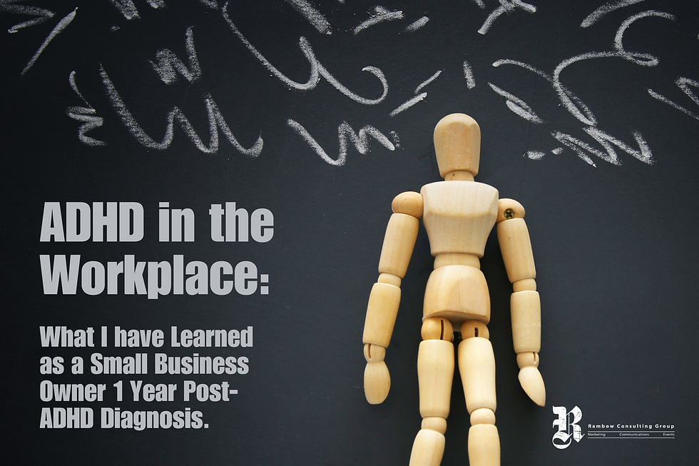 A small posable art dummy stands with a bunch of squggles behind it, meant to artistically capture ADHD.