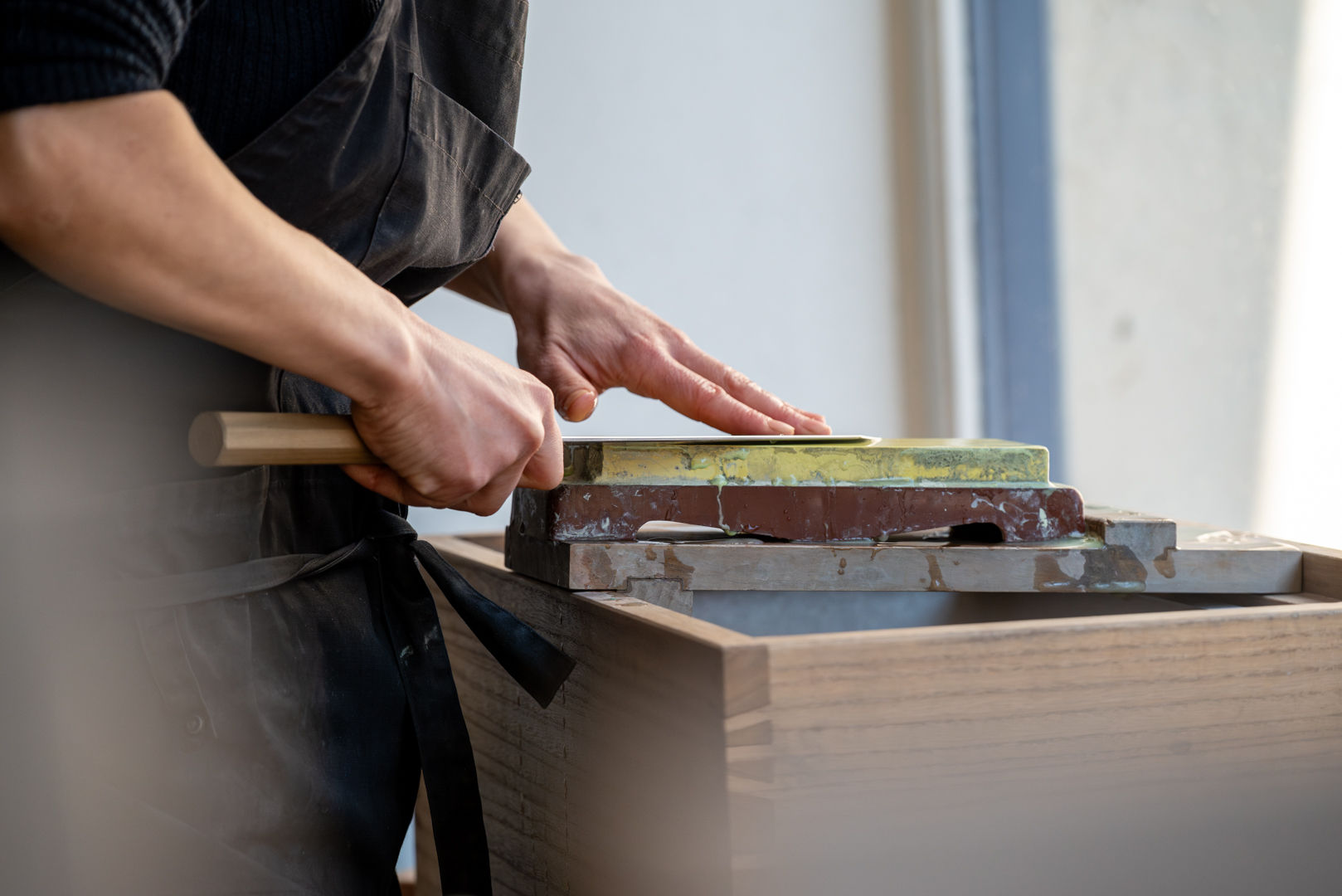 Bon cadeau Atelier d'affûtage couteaux privé 4h