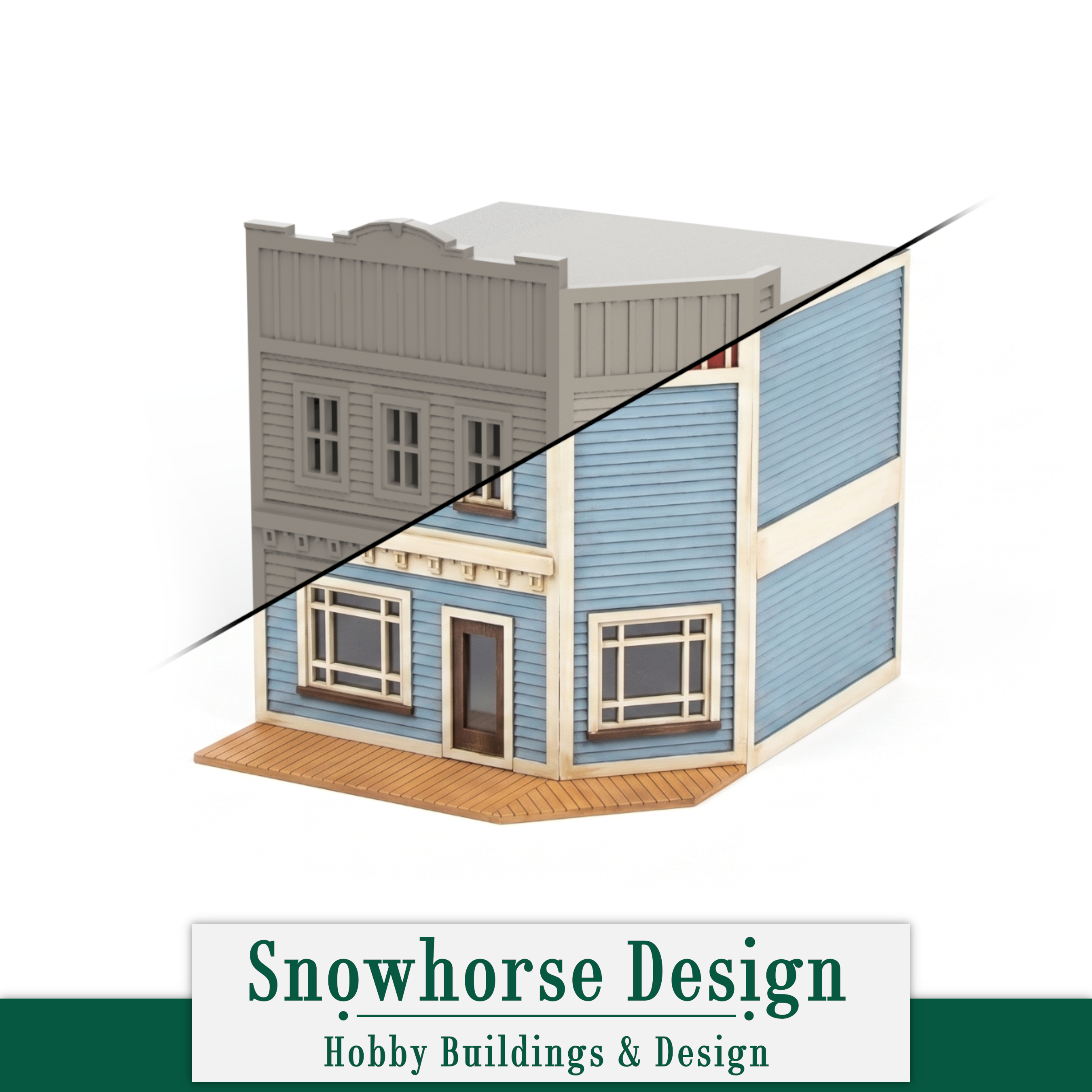 Prairie Rose Apothecary (Unpainted) | Old West (HO Scale)