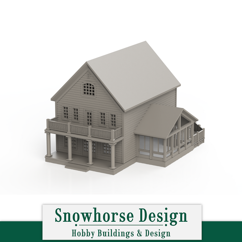 Thumbnail: Clearwater Cabin (Unpainted) | Shoreline (HO Scale)
