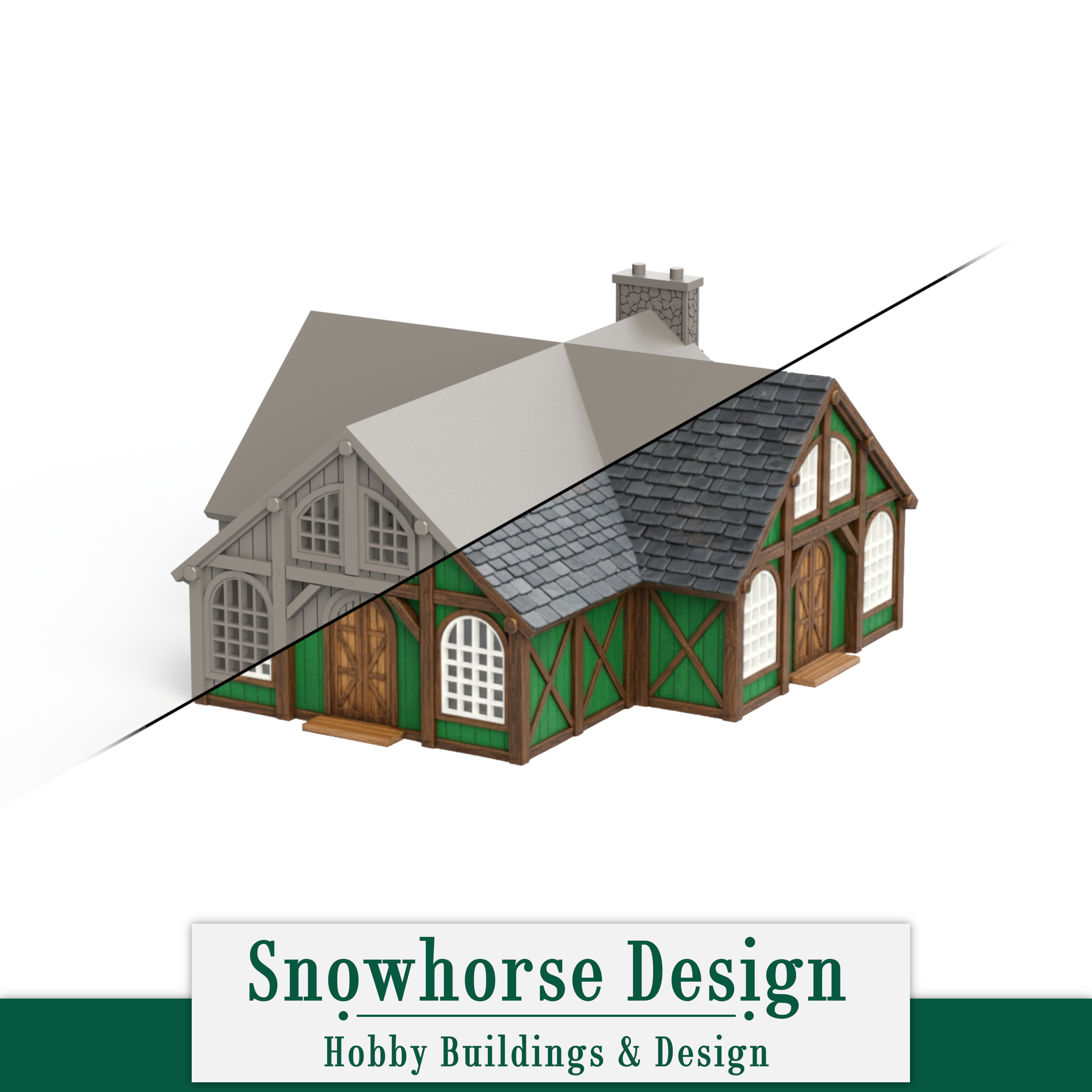 Santa's Workshop (Unpainted) | North Pole Collection (HO Scale 1:87)