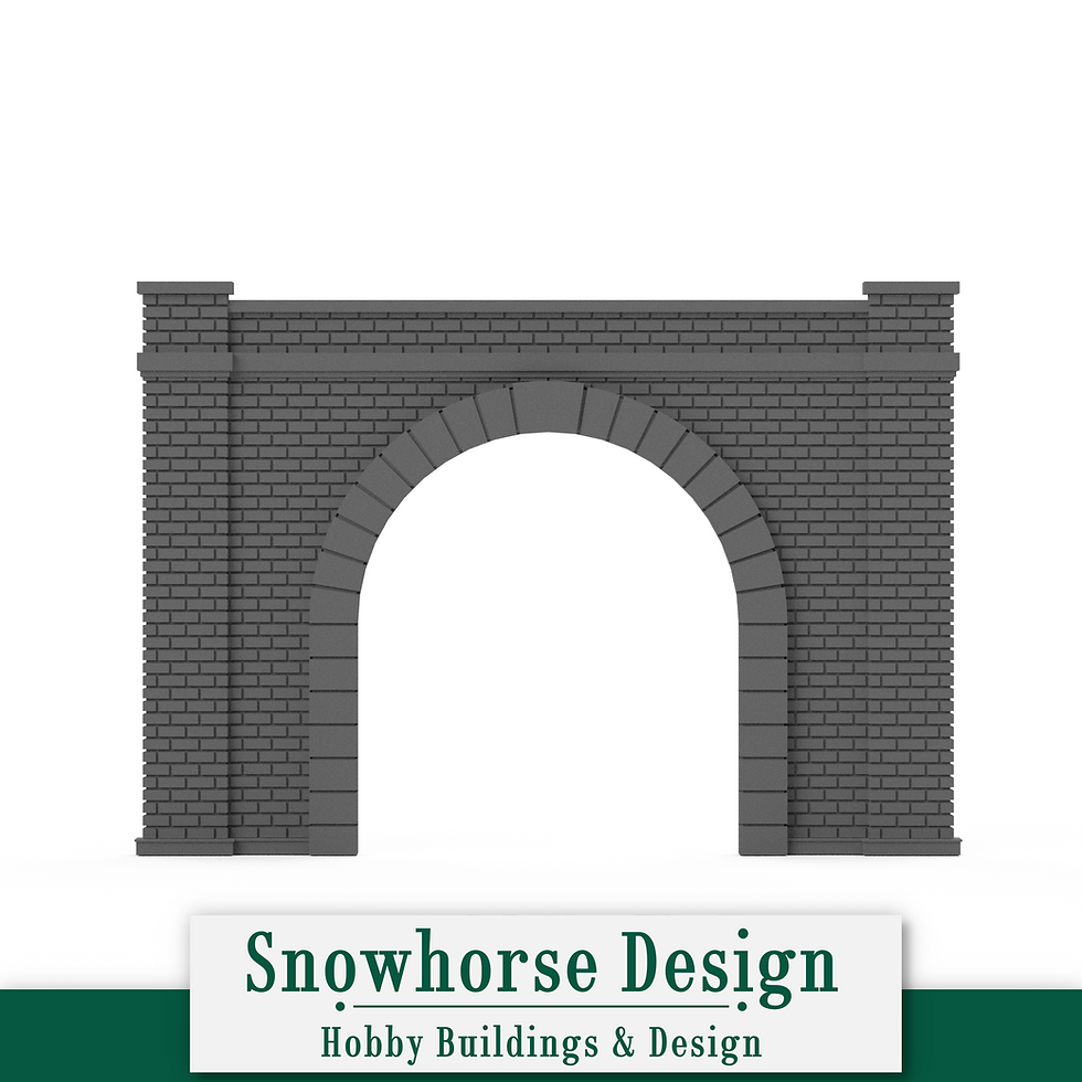 Thumbnail: Single Train Portal (HO Scale 1:87)