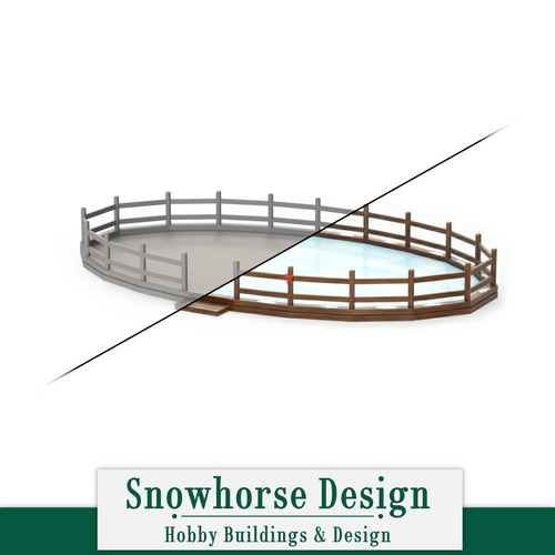 Ice Rink (Unpainted) | North Pole Collection (HO Scale 1:87 ...
