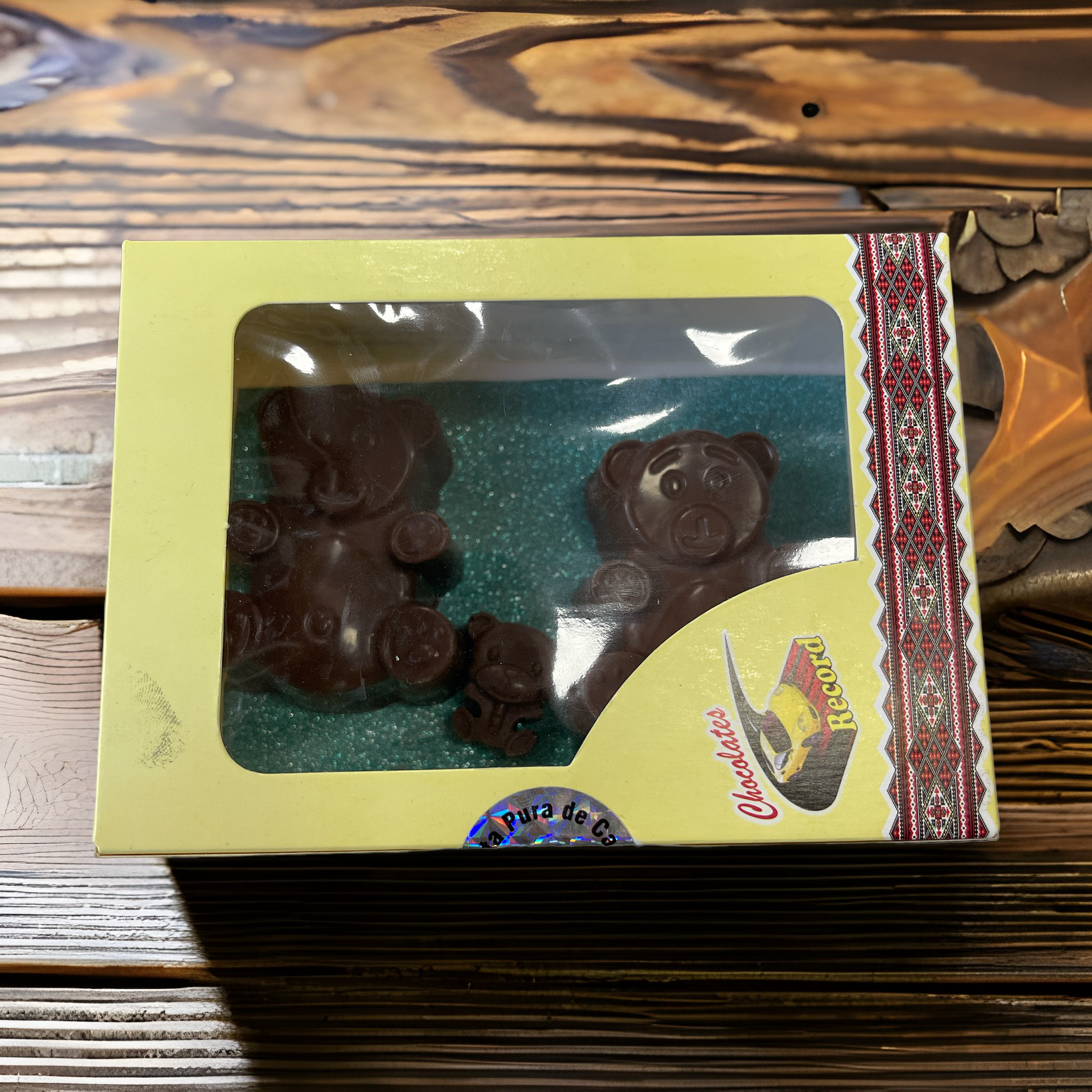 Familia de osos de chocolate