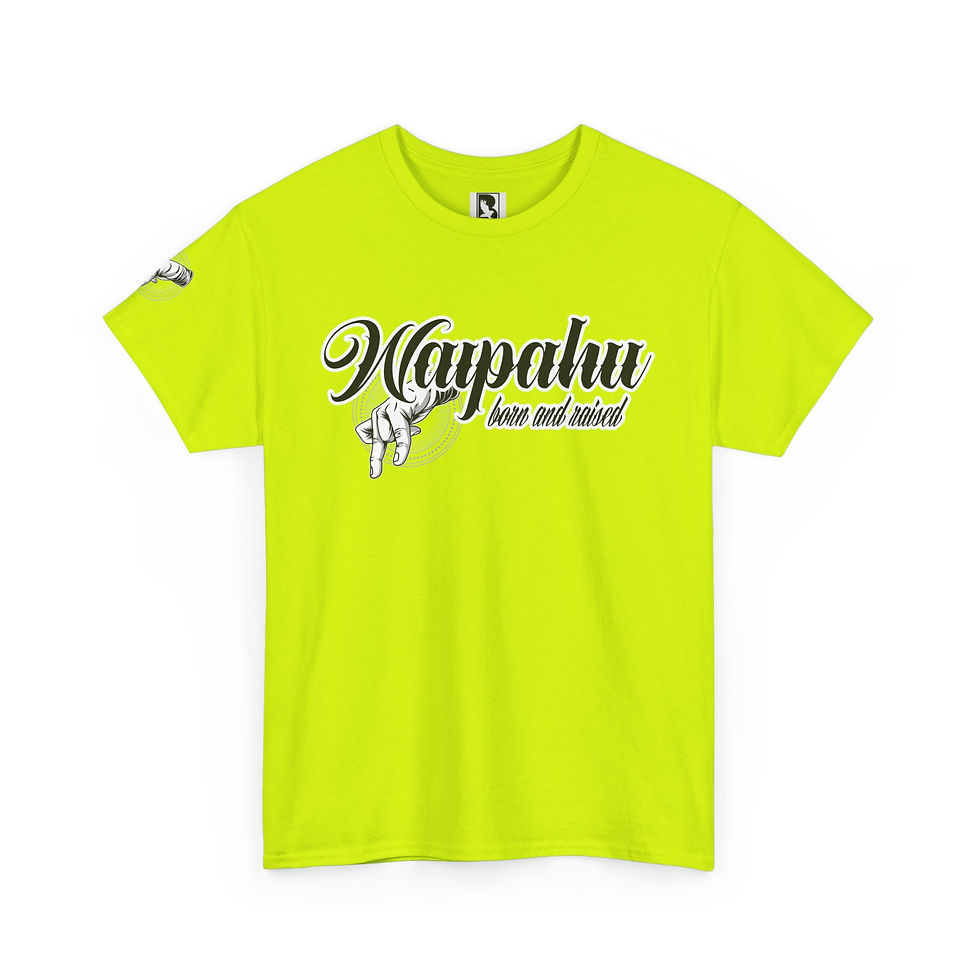 Thumbnail: Waipahu Born And Raised Unisex Heavy Cotton Tee