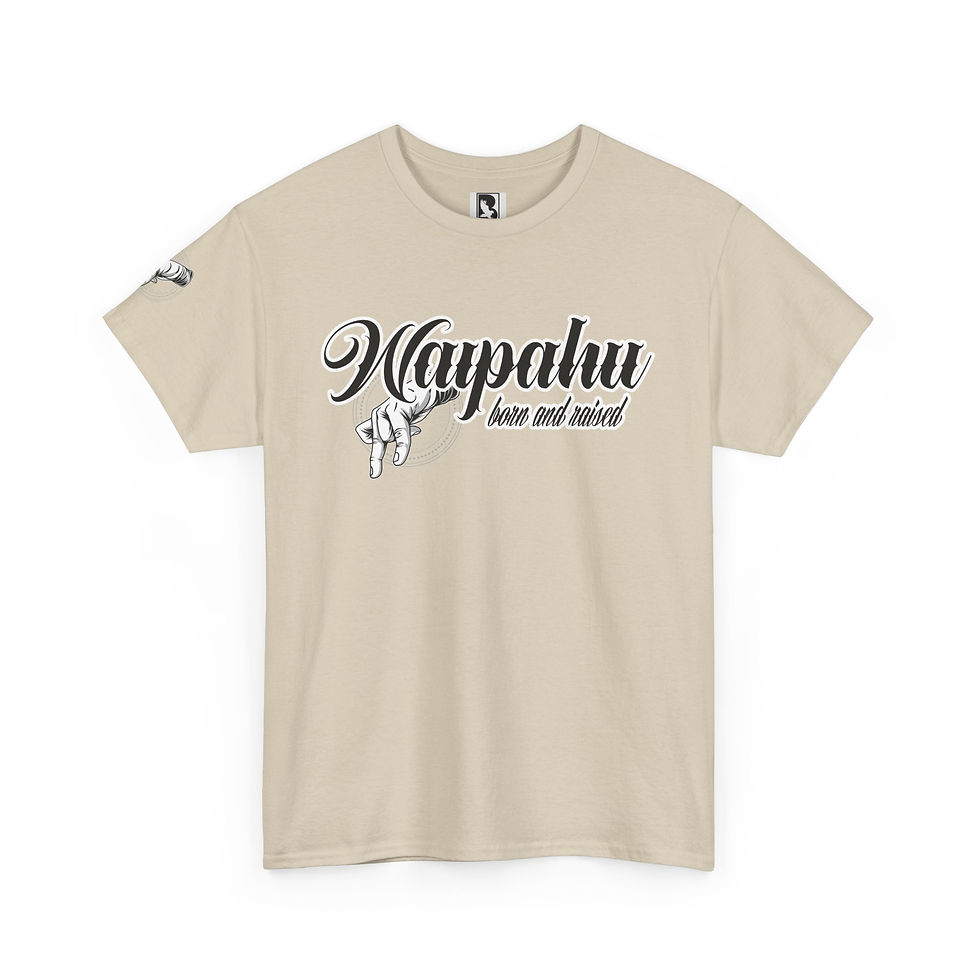 Thumbnail: Waipahu Born And Raised Unisex Heavy Cotton Tee