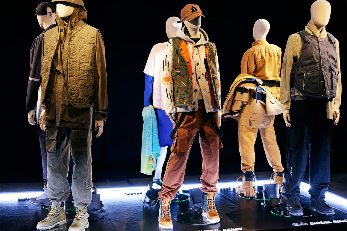 Timberland Future 73 Press conference. Timberland showcases its high fashion clothing line.