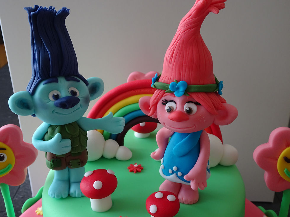 Trolls cake topper