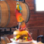 Cheeseburger in paradise Groom's Cake