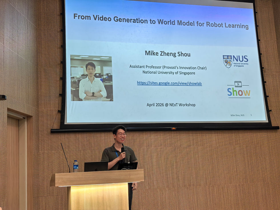 From Video Generation to World Model for Robot Learning - Prof Mike Shou (NUS)