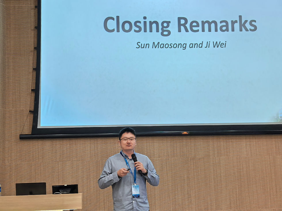 Closing Remarks: Prof Wei Ji (Nanjing University)