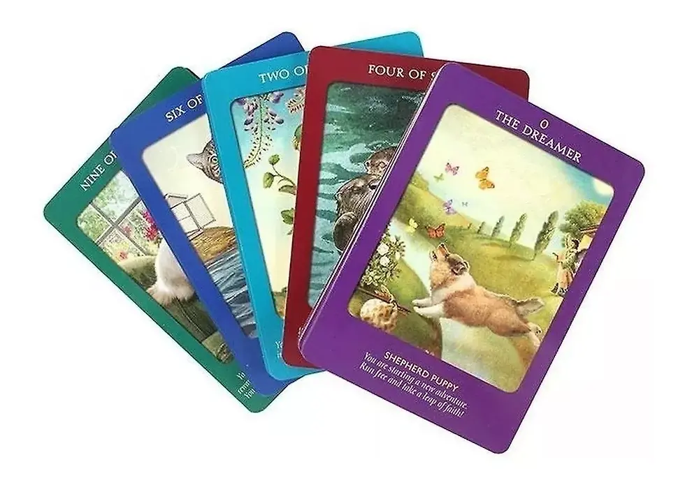 Miniatura: Animal Tarot Cards : A 78-card Deck And Guidebook