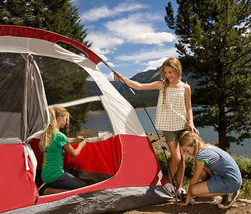 Tent Camping Brockville, tent camping mallorytown, lucky loon family campground