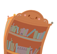 Bibli the Bookshelf: A cute, animated bookshelf.