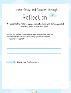 Blossom Through Reflection!