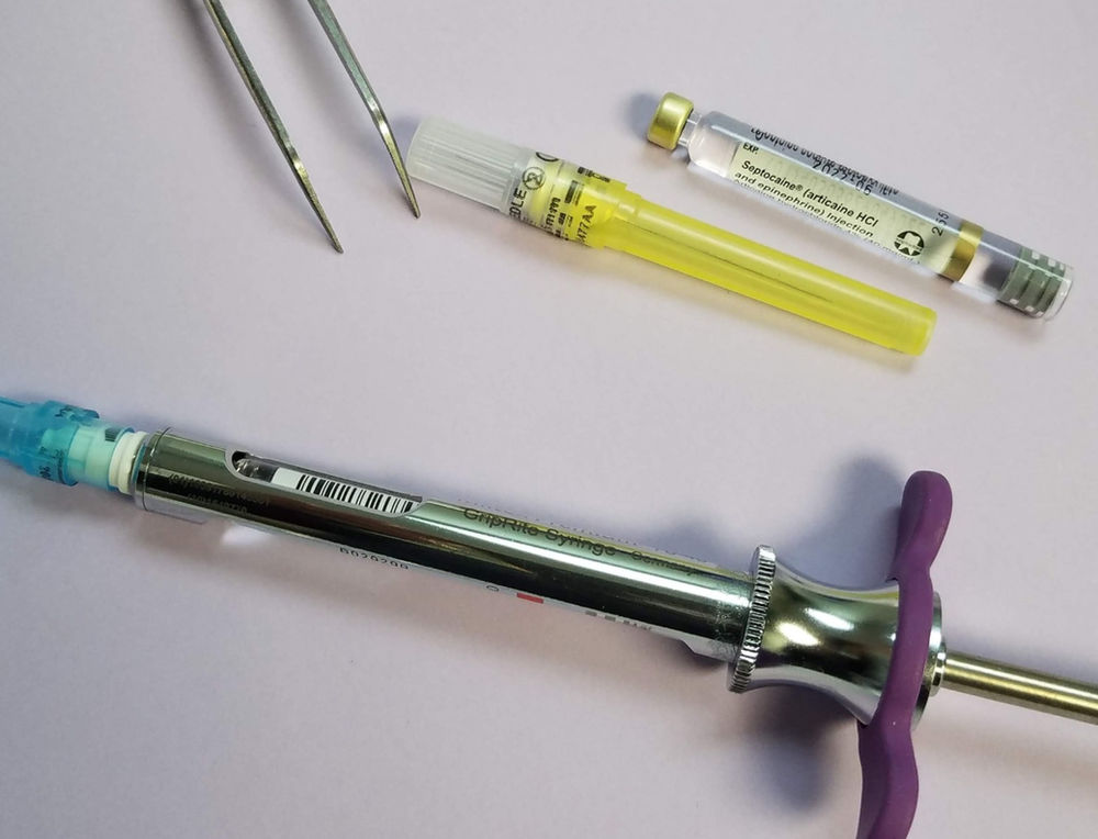 ARTICAINE: Go ahead and load your syringe.