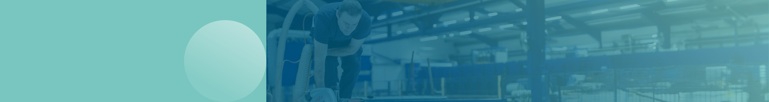 A person measures current at a machine's control box