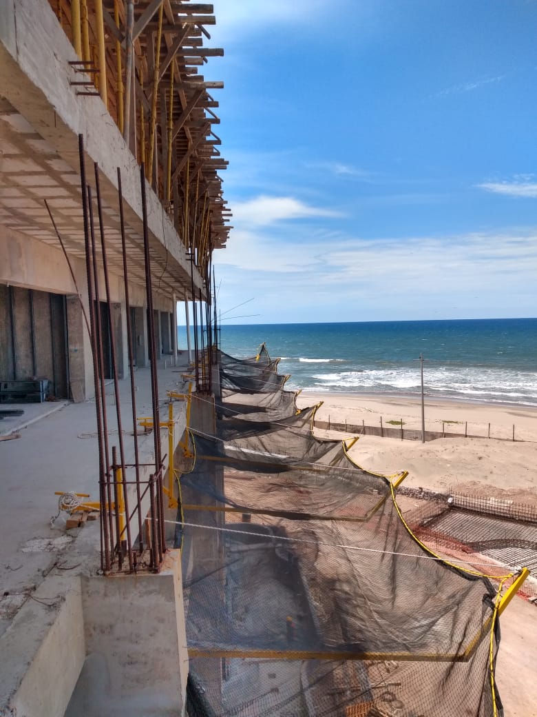 colocación de mallas para proteccion