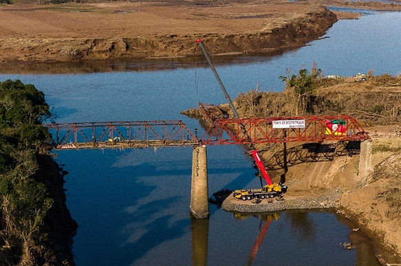 Figura 6 – Ponte de ferro após a reconstrução