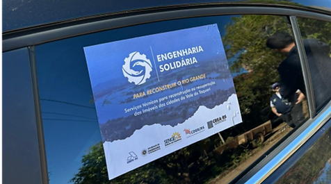 Voluntários oferecem conhecimento técnico aos moradores de Arroio do Meio e Cruzeiro do Sul