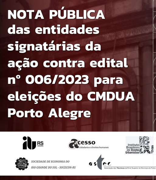 Decisão judicial anula eleição para o Conselho do Plano Diretor e todas as decisões tomadas pela instituição desde a sua posse